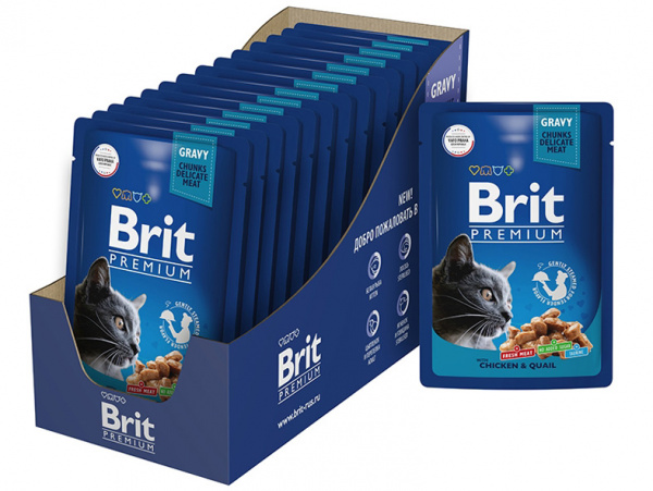 Brit Premium цыпленок с перепелкой купить в ZooKorm24.ru
