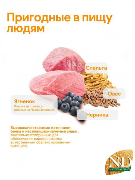 Farmina N&D Ancestral Grain Dog Puppy Medium&Maxi купить в ZooKorm24.ru

