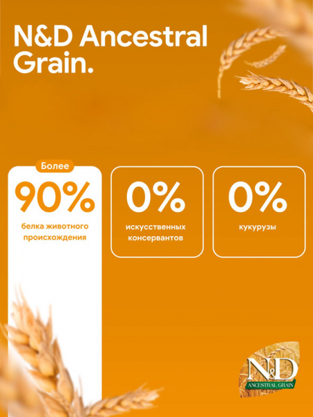 Farmina N&D Ancestral Grain Dog Puppy Medium&Maxi купить в ZooKorm24.ru
