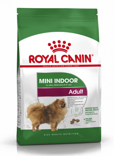 Royal Canin Mini Indoor Adult сухой корм для взрослых собак мелких пород, живущих в помещении