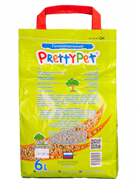PrettyCat наполнитель для грызунов и птиц ОСИНОВЫЙ