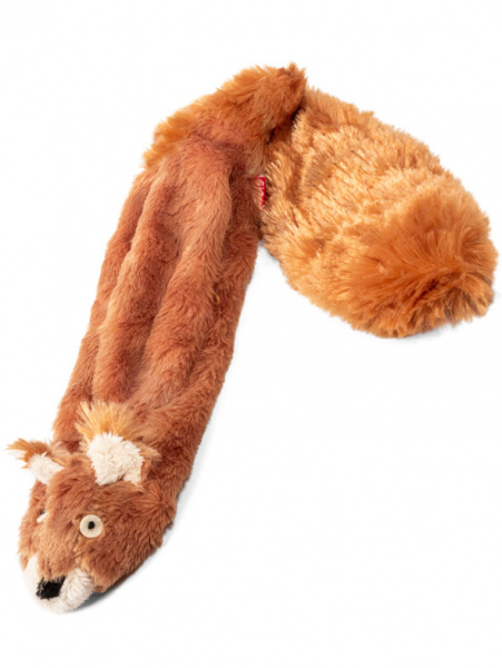 PLUSH FRIENDZ Шкурка белки игрушка для собак с пищалкой, 61см