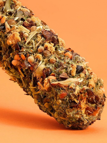 Little One Лакомство Зеленая долина съедобная беззерновая палочка с овощами для декоративных животных, 160гр