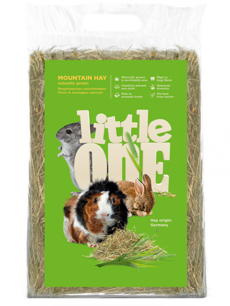 Little One Сено Горное непрессованное для грызунов, 400гр