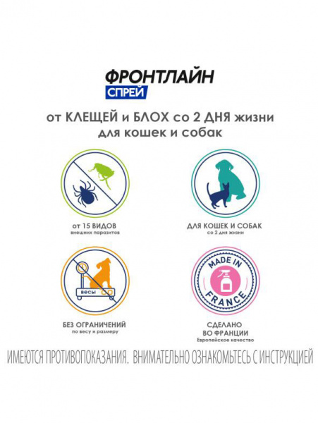 Frontline spray От блох и клещей, 250 мл