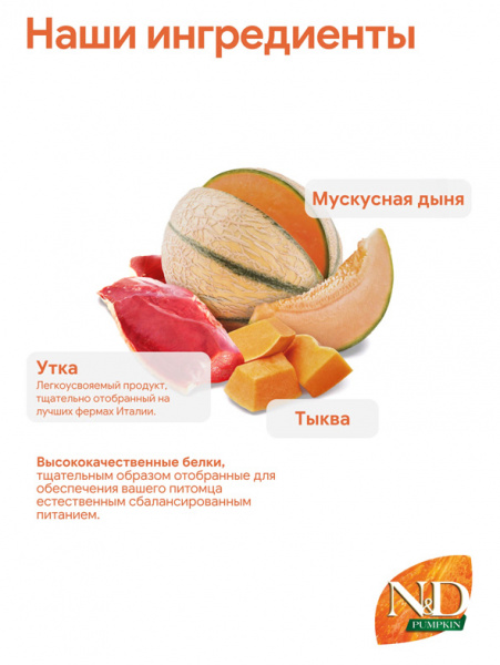 Farmina N&D Pumpkin Dog Grain Free Adult Medium&Maxi купить в ZooKorm24.ru
