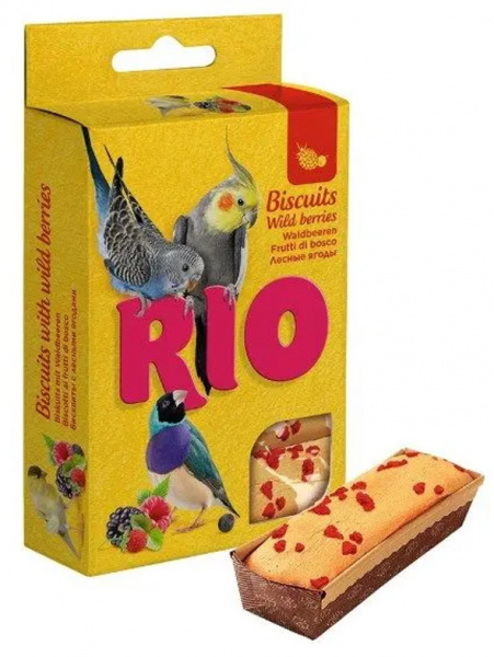 Rio Бисквиты для птиц  с лесными ягодами (5шт), 35гр