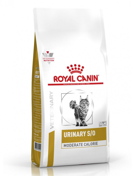 Royal Canin Urinary S/O Moderate Calorie сухой диетический корм для взрослых кошек при мочекаменной болезни и ожирении