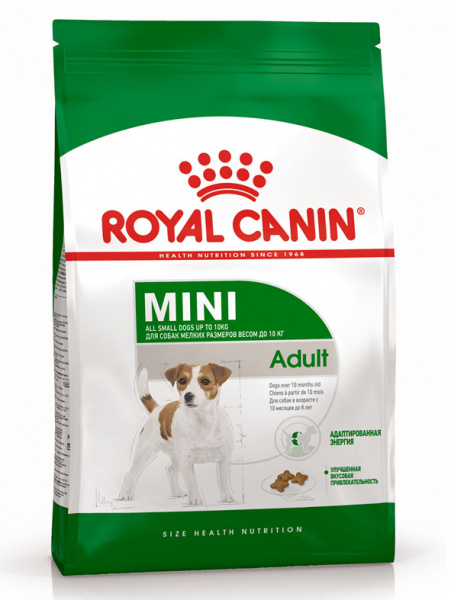 Royal Canin Mini Adult сухой корм для взрослых собак мелких пород (4-10 кг) старше 10 месяцев