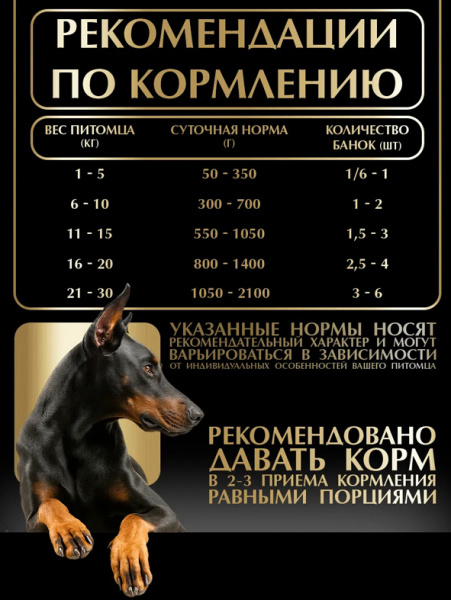 Четвероногий Гурман Golden Line Консервы для взрослых собак, курица в желе
