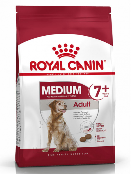 Royal Canin Medium Adult 7+ сухой корм для пожилых собак средних пород старше 7 лет
